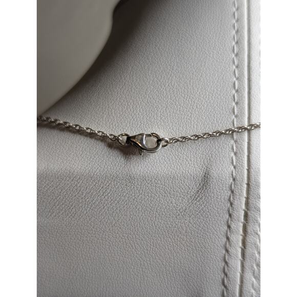 925 Sterling Silver Tested Mystic Topaz Solitaire Pendant 18" Necklace - Picture 6 of 8